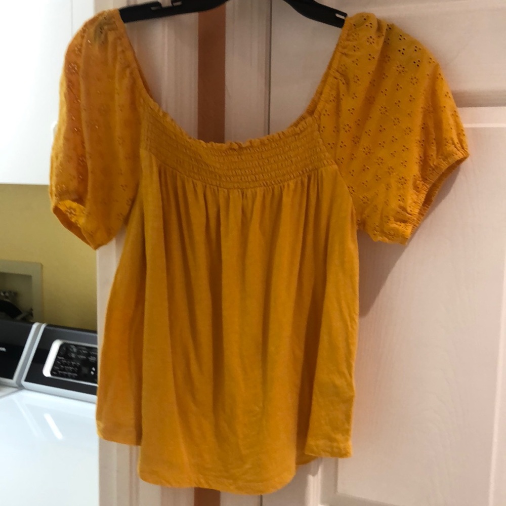 Lucky Brand Gold summer top size Lg